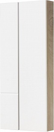 Акватон Шкаф подвесной Мишель 43 дуб эндгрейн/белый – фотография-1